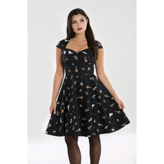 Hell Bunny Sales - Trick or Treat Mid Dress