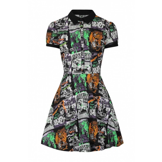 Hell Bunny Sales - Be Afraid Mini Dress
