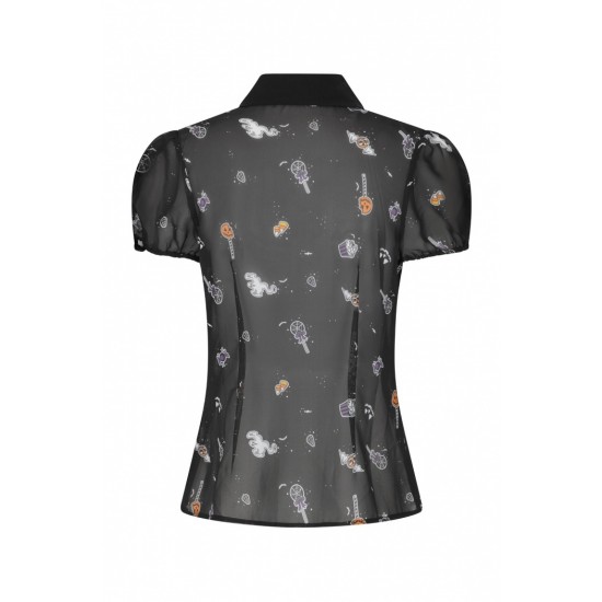 Sales - Hell Bunny Trick or Treat Blouse