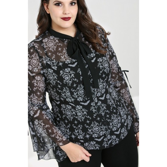 Sales - Hell Bunny Lost Whispers Blouse