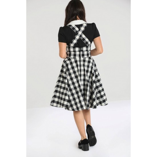 Hell Bunny Sales - Victorine Pinafore Dress Plus Size